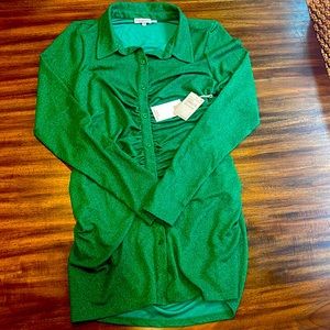 Good American Sparkle Mini Dress -BNWT - Sz-4 (XL)